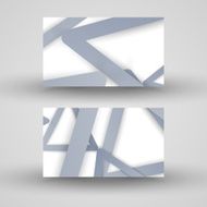 Vector business-card set for your design N27