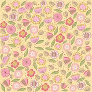 seamless pattern background with flowers N44