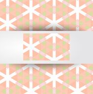 Vector geometric seamless pattern N2