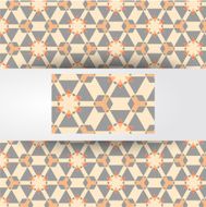 Vector geometric seamless pattern N3