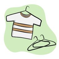 t-shirt and hanger N2
