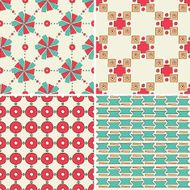 seamless geometric pattern set N5