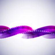 Vector purple wave background