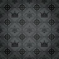 black wallpaper in old style N73