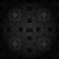 black wallpaper in old style N75