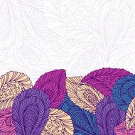 Seamless pattern of leaves N3