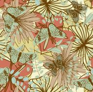 Seamless Floral Pattern N654