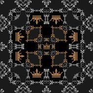 black wallpaper in old style N78