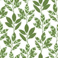 Seamless abstract floral pattern vector illustration