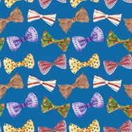 Seamless pattern with bow tie N8