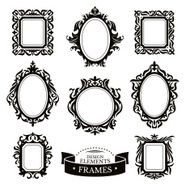 Set of vintage baroque frames N2