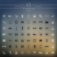 Set of shopping icons N11