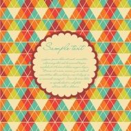 Geometric background in vintage colors N6