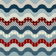 Waves nautical pattern