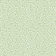 Vintage Detailed Floral Seamless Pattern Background from White Leaves and