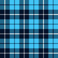blue tartan fabric texture in a square pattern seamless