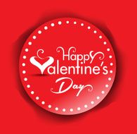 Vector valentine day Text banner Background