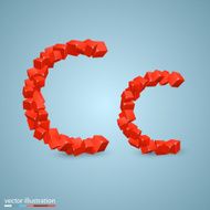 Cubes as a symbol font C