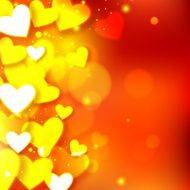 Happy Valentines day typographical glow holiday background with shining soft N19