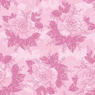 Seamless pattern with roses flowers N2