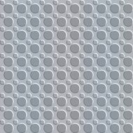 Seamless elevated polka dots background in gray and silver color