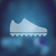 sneakers icon on blurred background N2