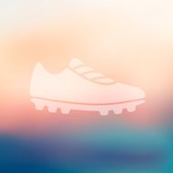 sneakers icon on blurred background N3
