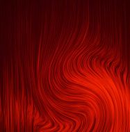 red background abstract cloth or liquid wave illustration