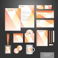 modern design corporate identity set