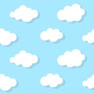 Abstract Cloud Background Vector Illustration N4