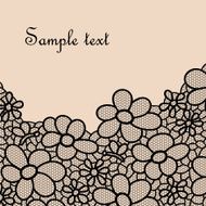 Vector lace ornament N2