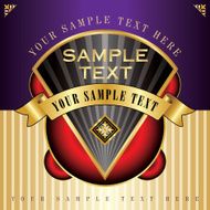 Template frame design for card with place your text N2