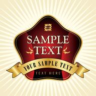 Template frame design for card with place your text N4