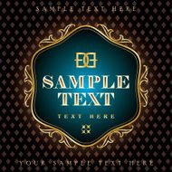 Template frame design for card with place your text N5