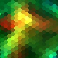 Abstract colorful hexagons background N3