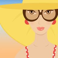 Girl on beach