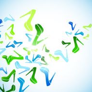 abstract background shoe N9