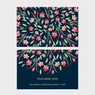 Vector Business Card Template N3