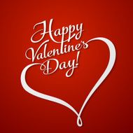 Valentines Card with love lettering N2
