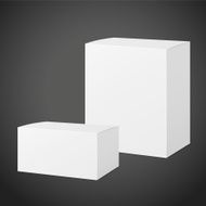 blank packing box set