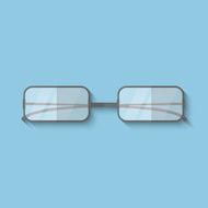 Vector flat icon of glasses