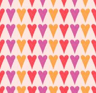 seamless heart scribble texture background