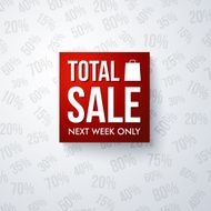 Total sale design template