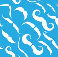 Mustache seamless pattern N6