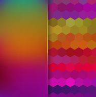 abstract background consisting of hexagons and matt glass N10