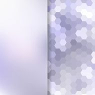 abstract background consisting of hexagons and matt glass N15