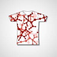 Abstract illustration on t-shirt N141