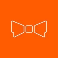 Vector bow-tie icon Eps10 N4