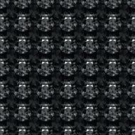 Seamless pattern of black diamonds