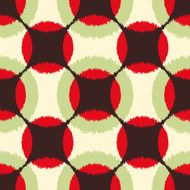 seamless circle mesh scribble pattern